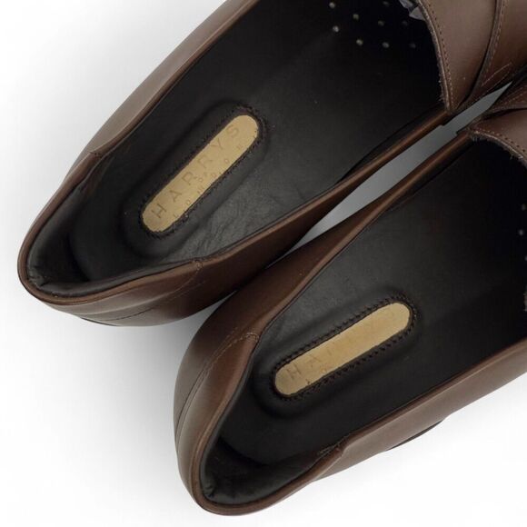 Harrys of London Men\'s Leather Penny Loafer Brown EU47 US13 main image 8